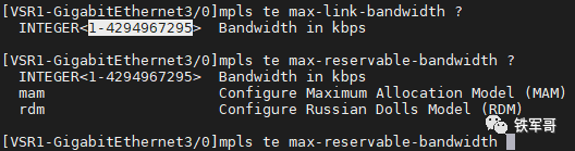 MPLS TE隧道带宽的决定因素有哪些？