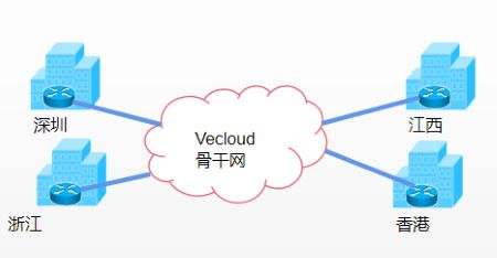 国际电子贸易公司MPLS多点分支组网方案