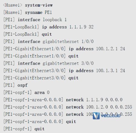 路由反射器优化VPN骨干层配置与管理
