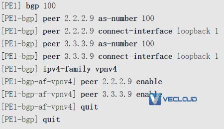 路由反射器优化VPN骨干层配置与管理
