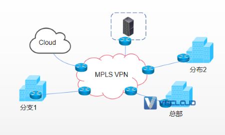 海外汽车转向系统公司MPLS组网方案