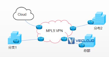 某测量仪器企业MPLS VPN多分支组网方案