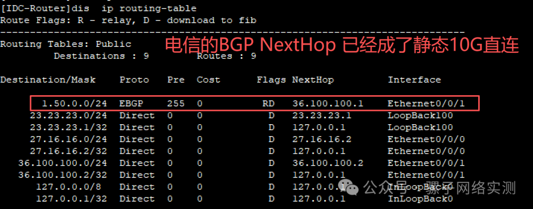 网络实战：从零搭建IDC数据中心 三线静态BGP互联网出口