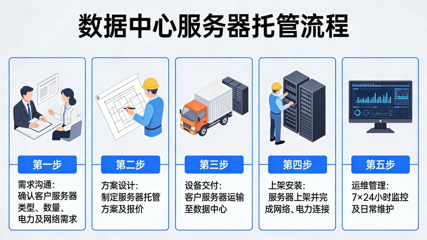 服务器托管的流程是什么样的？