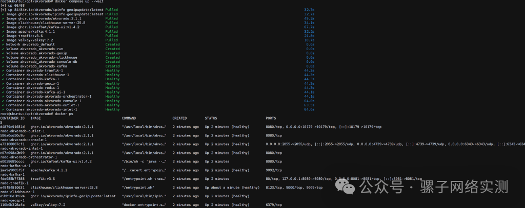 网络实战 | Docker 快速部署 Akvorado:免费 构建流量查看监控平台,查看谁在占用带宽 网络实战 | Docker 快速部署 Akvorado:免费 构建流量查看监控平台,查看谁在占用带宽