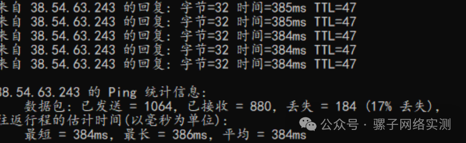 网络实测｜南非约翰内斯堡能源项目网络专线稳定性测试记录