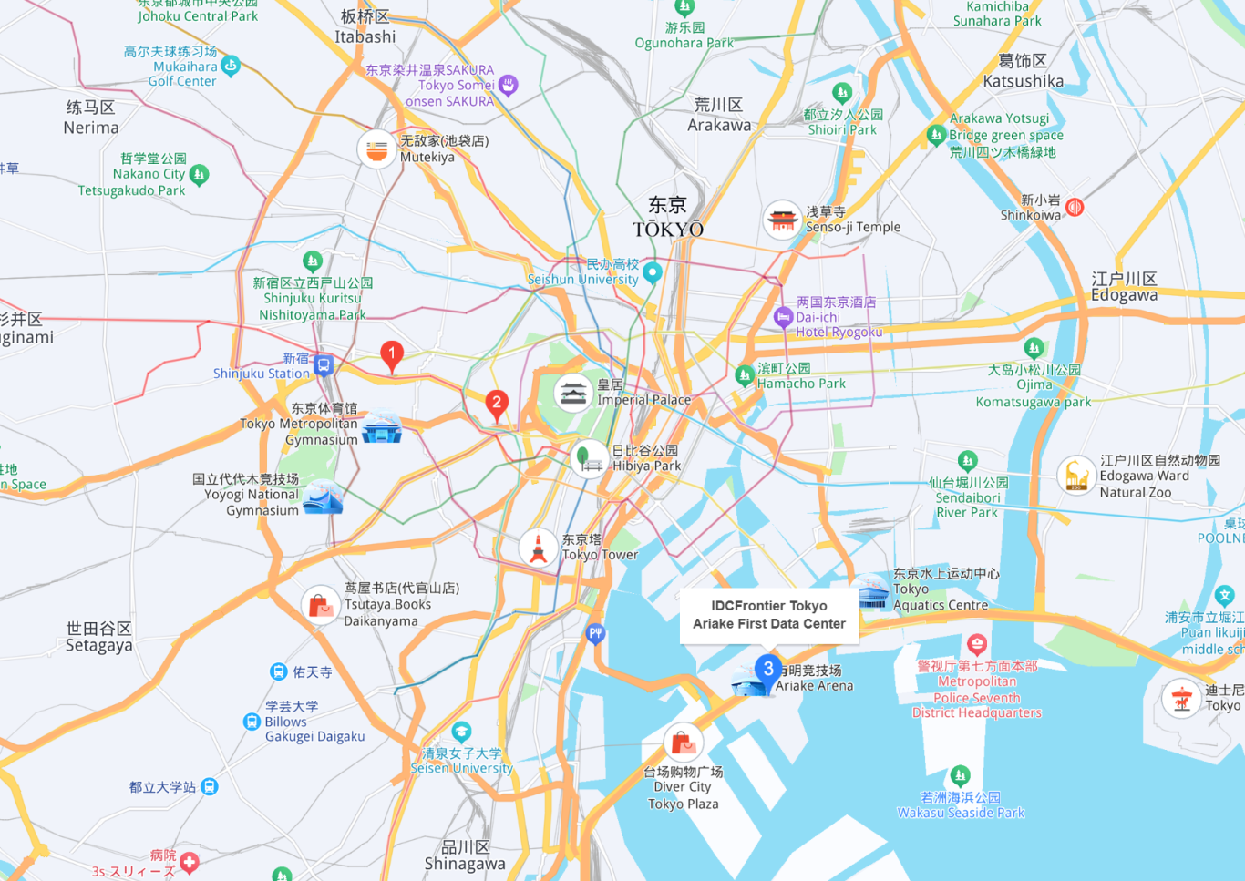 日本东京服务器托管有哪些数据中心推荐？