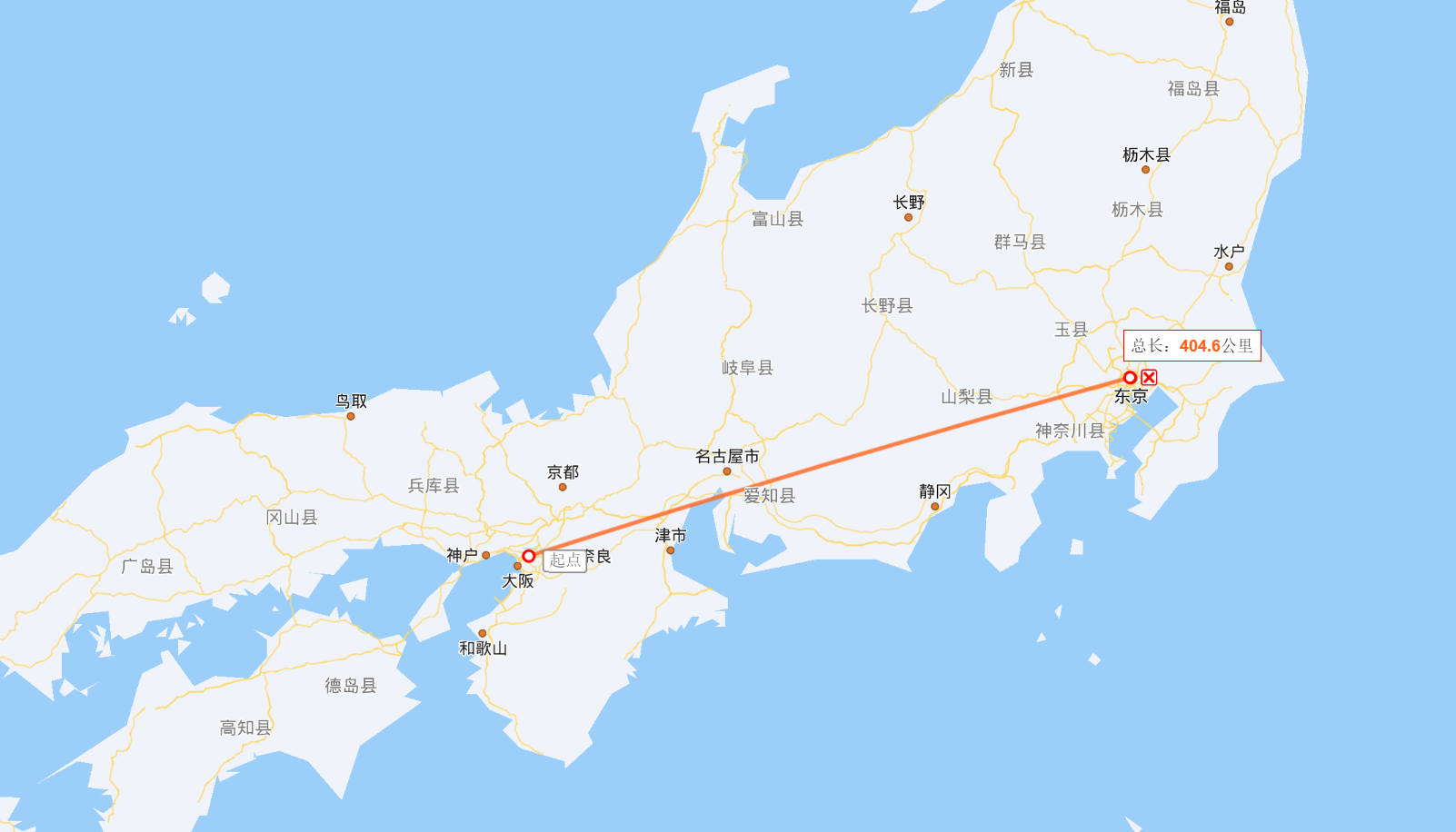  东京和大阪之间部署100M专线，实际延迟是多少？