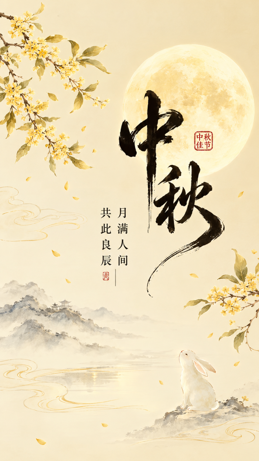2026年中秋放假通知！